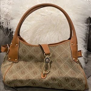 Dooney & Bourke Canvas & Leather Handbag